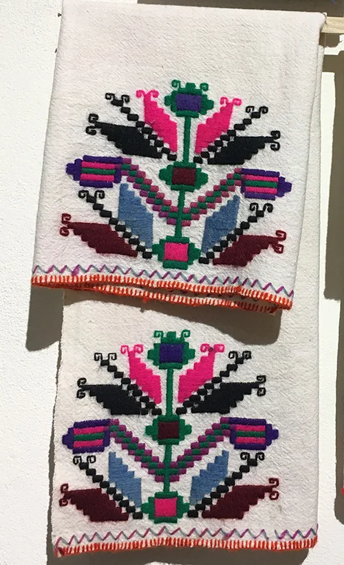 Ukrainian embroidered wedding kerchiefs