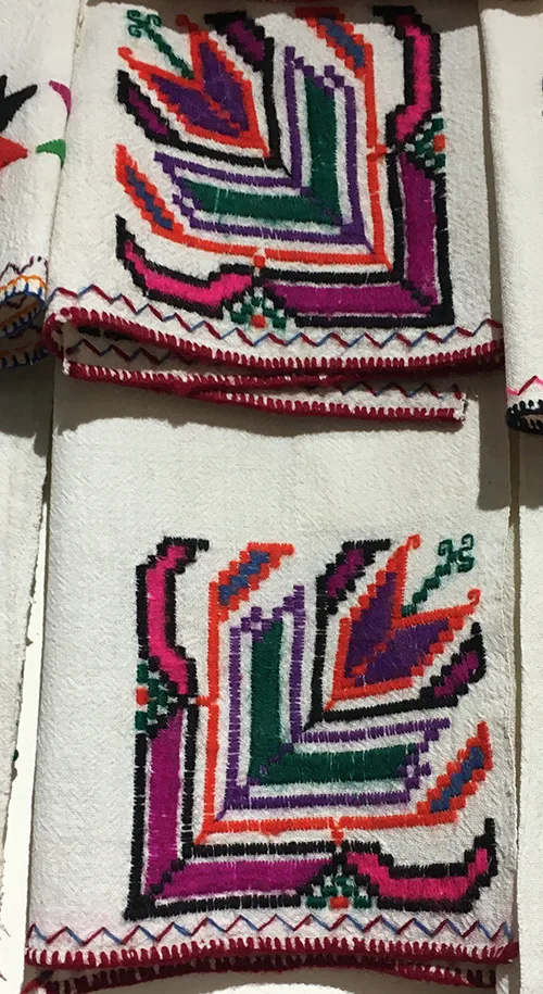 Ukrainian embroidered wedding kerchiefs