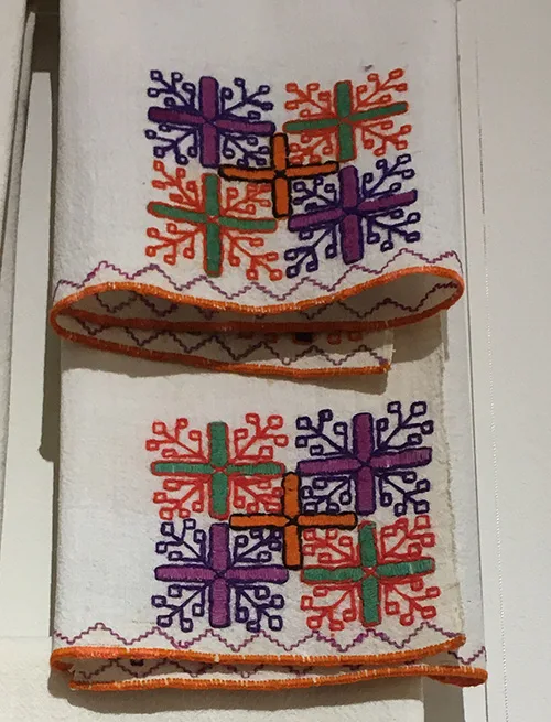 Ukrainian embroidered wedding kerchiefs
