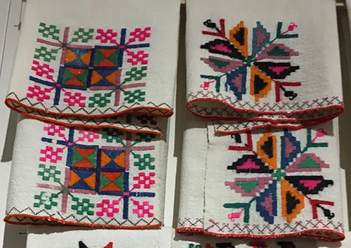 Ukrainian embroidered wedding kerchiefs