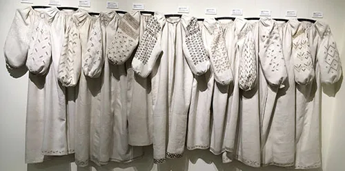 Whitework and openwork on Ukrainian embroidered shirts