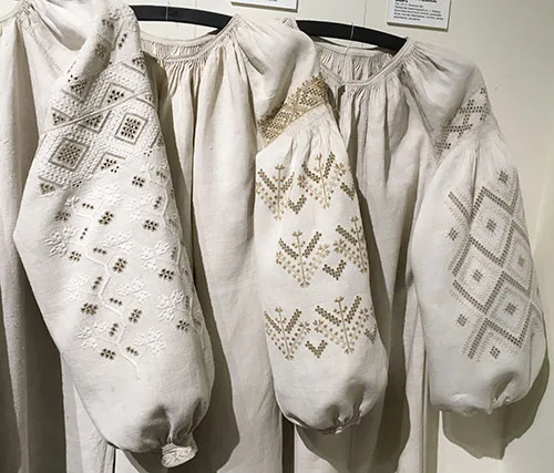 Whitework and openwork on Ukrainian embroidered shirts