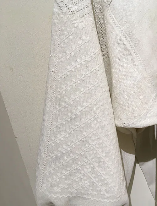 Whitework and openwork on Ukrainian embroidered shirts
