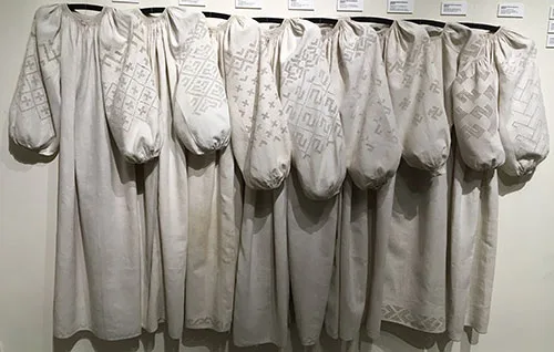 Whitework and openwork on Ukrainian embroidered shirts