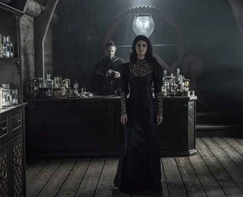 Show costumes in The Witcher fantasy drama series