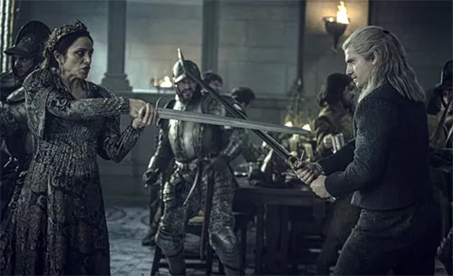 Show costumes in The Witcher fantasy drama series