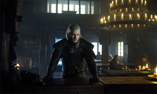 Show costumes in The Witcher fantasy drama series