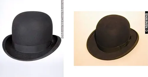 Bowler hats, about 1900