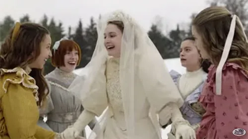 Stage costumes in Anne with an E TV show