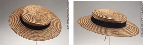 Straw hat, 1900