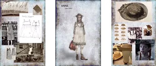 Show costumes in Anne with an E TV show