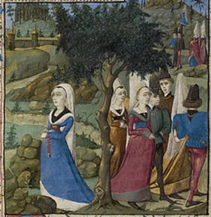 Medieval fashion trends were dictated by status and wealth