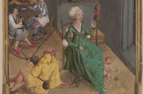 Middle-class woman’s outfit from Poland, the early 16th century