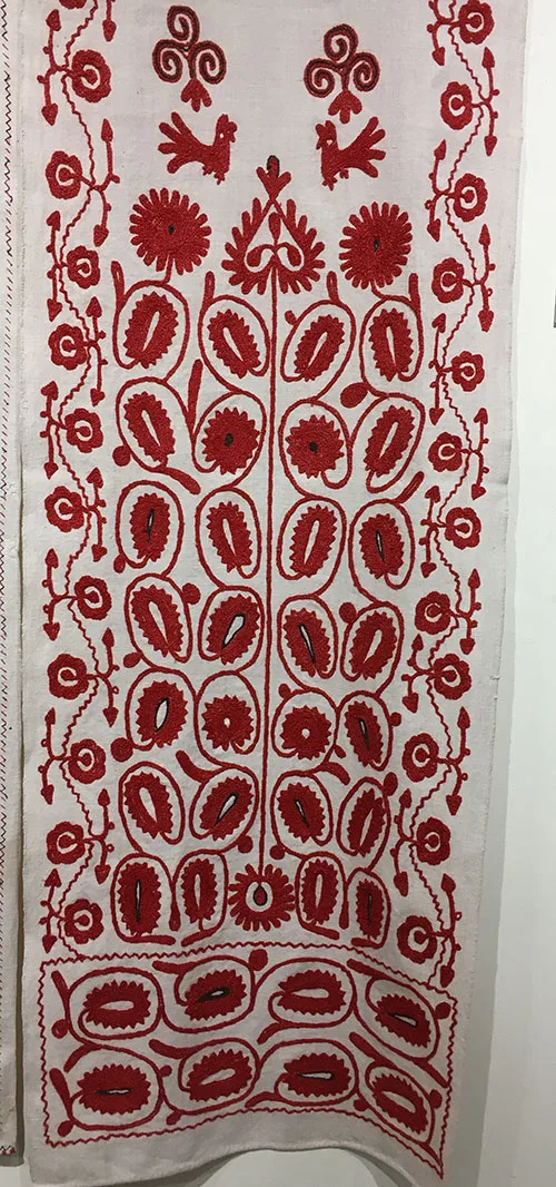 Ukrainian embroidered wedding towels with the Tree-of-Life motif