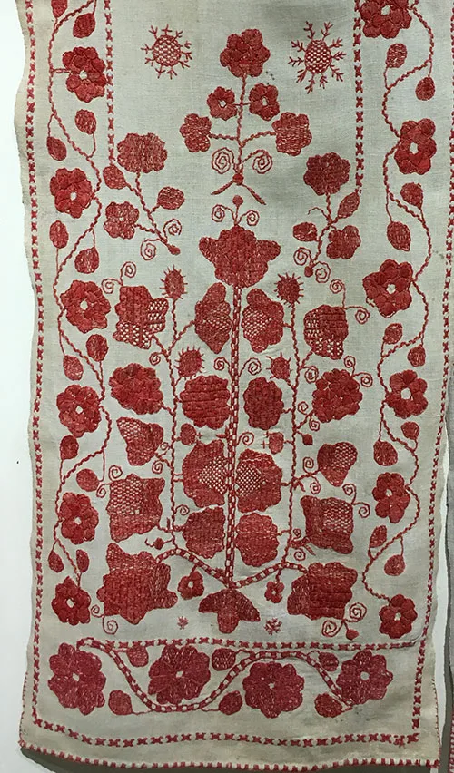 Ukrainian embroidered wedding towels with the Tree-of-Life motif