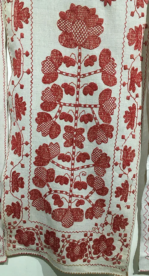 Ukrainian embroidered wedding towels with the Tree-of-Life motif