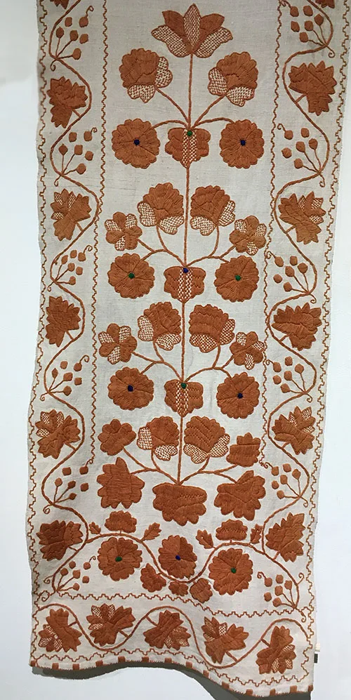 Ukrainian embroidered wedding towels with the Tree-of-Life motif