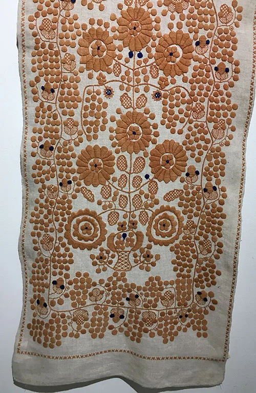 Ukrainian embroidered wedding towels with the Tree-of-Life motif