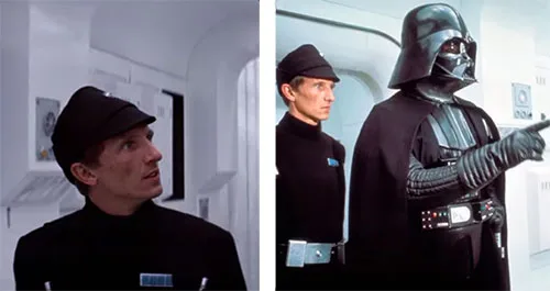 Star Wars movie costumes and historic military uniforms