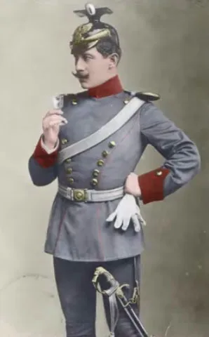 German Uhlan tunic with plastron fronts