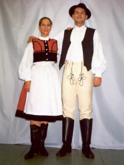 Hungarian Székely traditional dress. This ethnic group has cute folk clothing