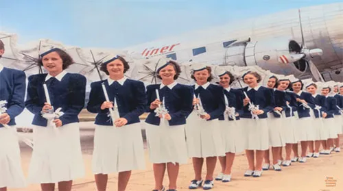Cabin crew fashion throughout time