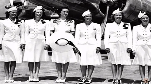 Cabin crew fashion throughout time