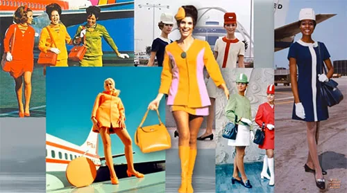 Cabin crew fashion throughout time