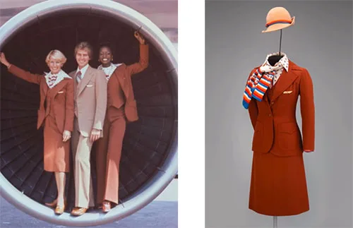 Cabin crew fashion throughout time