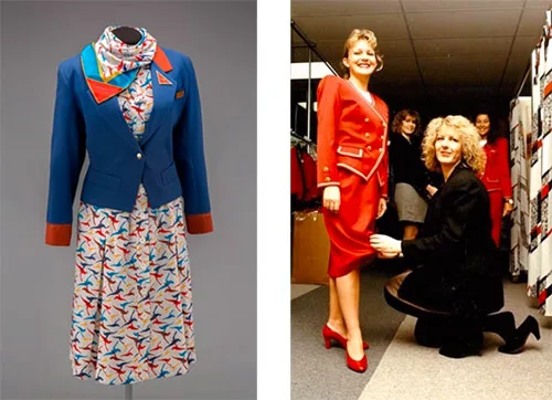 Cabin crew fashion throughout time