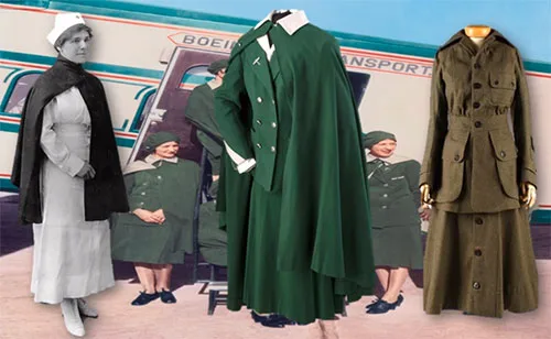 Cabin crew fashion throughout time