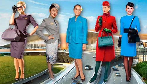 Cabin crew fashion throughout time
