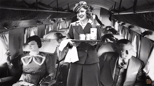Cabin crew fashion throughout time
