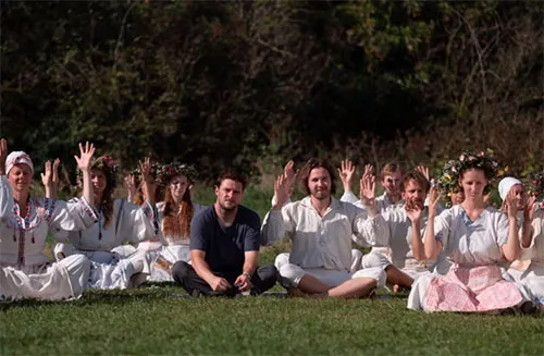 Movie costumes in folk horror film Midsommar