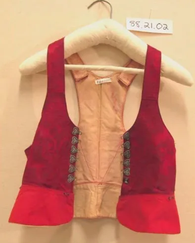 Swedish traditional livstycke bodice