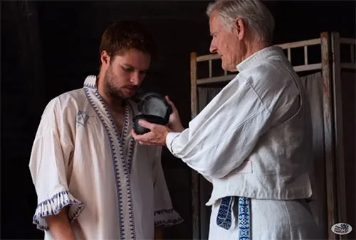 Movie costumes in folk horror film Midsommar