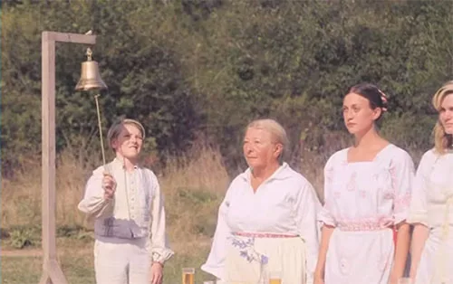 Movie costumes in folk horror film Midsommar