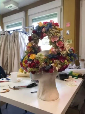 Movie costumes in folk horror film Midsommar