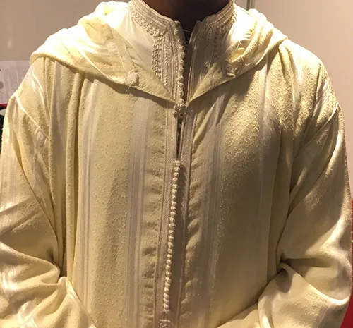 cotton outer garment from Morocco