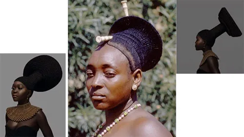 Mangbetu hairstyle tumburu