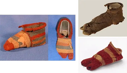 Old samples of knitting