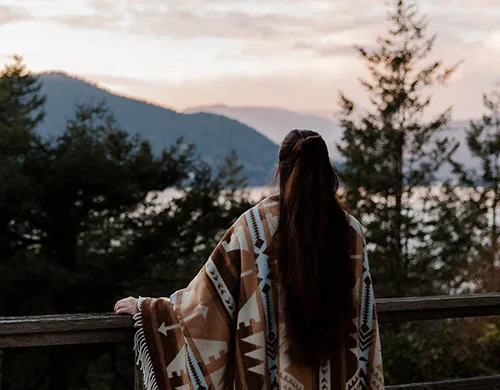 Poncho – original South American outerwear. A link that connects the tradition to here and now