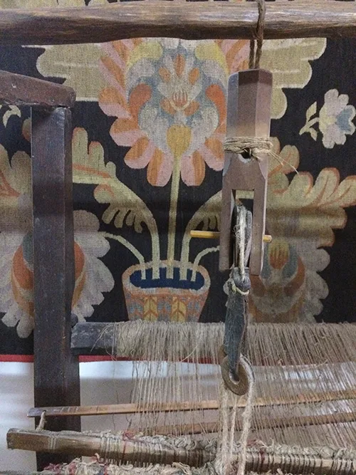 Four-post weaving loom from Central Ukraine 19th-20th century