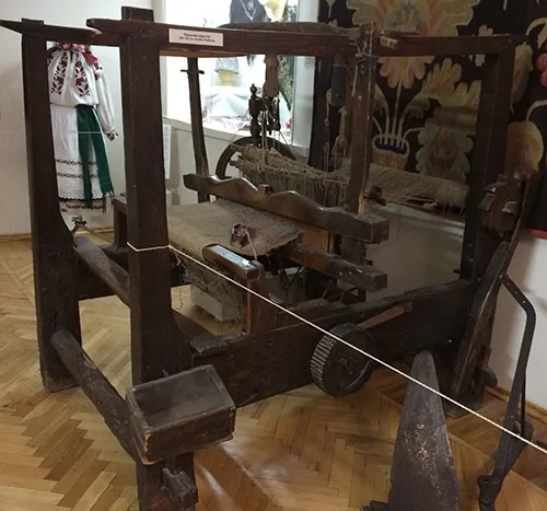 Four-post weaving loom from Central Ukraine 19th-20th century