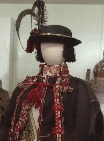 Krysania – fancy traditional felt hat of Hutsuls in Carpathian Ukraine