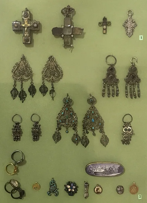Georgian-era jewelry. What materials did jewelers use at the time?