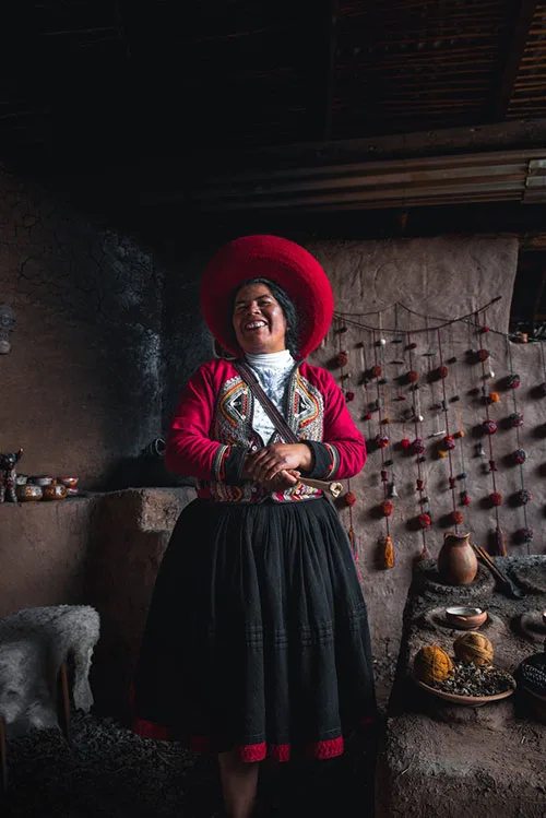 Peruvian pollera skirt