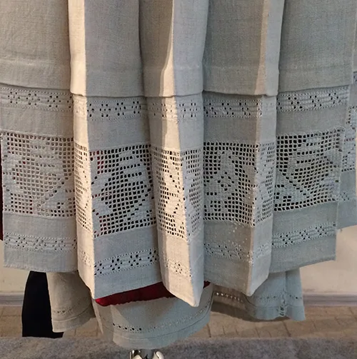 linen apron from North-Western Ukraine