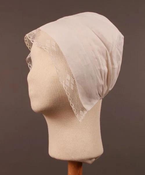 Swedish women wore cute white linen bonnets of various designs