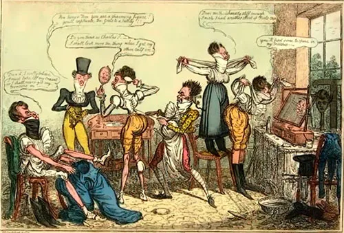 Dandy fashion in the 19th century. What crazy trends did they invent?